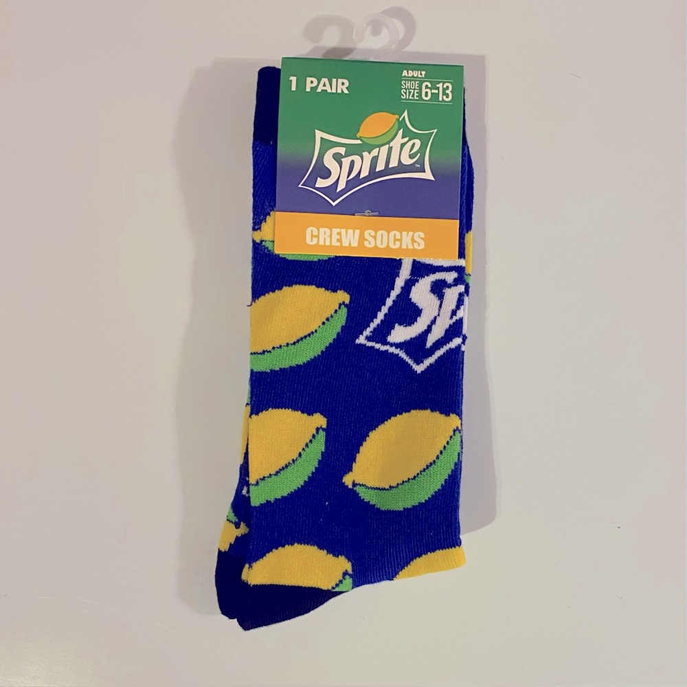 Fun Novelty Socks Featuring Sprite Brand